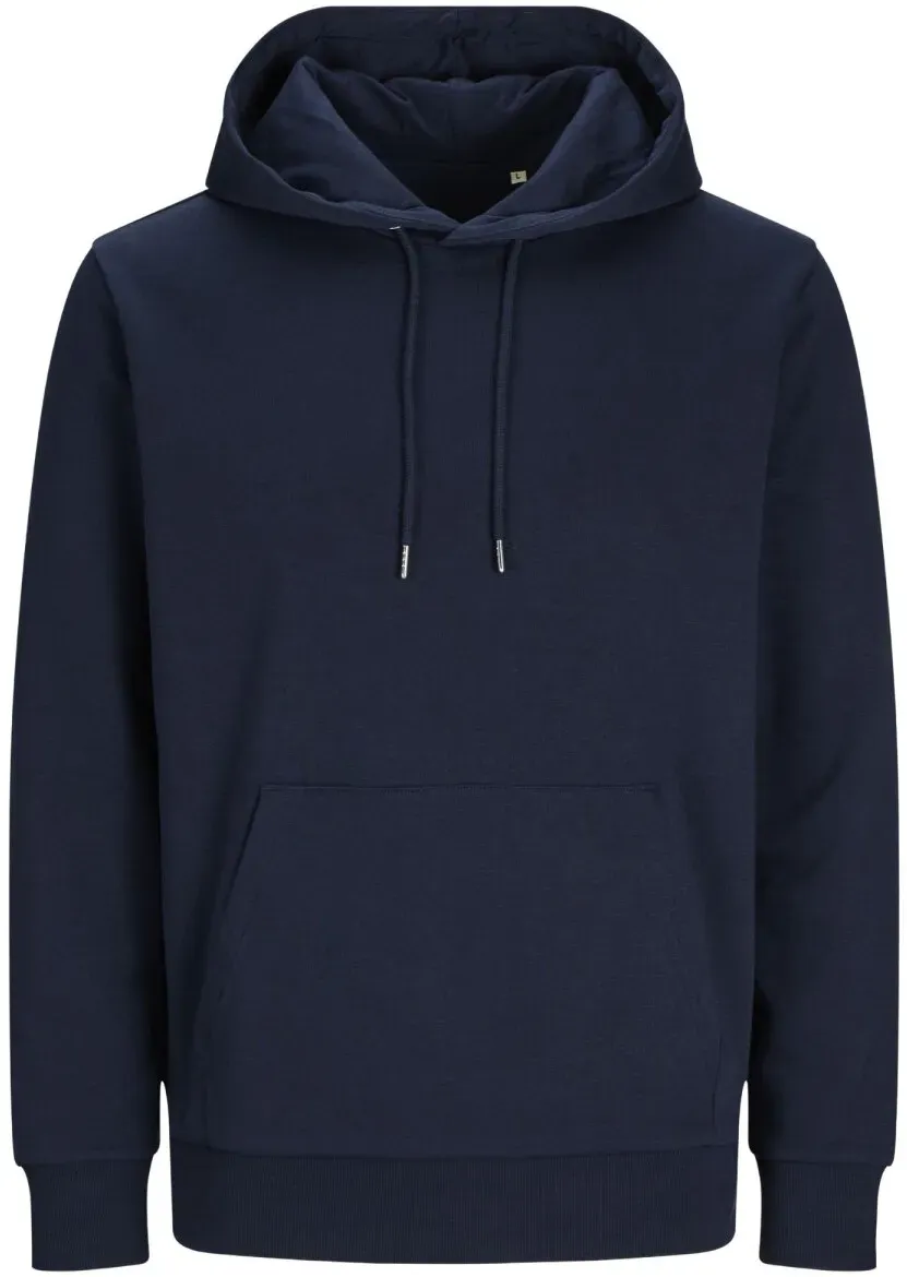 JACK & JONES - BLANKS - Basic Hoodie - Navy Blazer / XXS