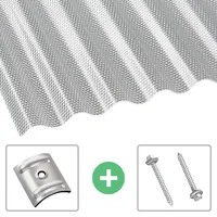 Gutta Sinus 76/18 Acryl 200 x 104,5 cm 3 mm klar