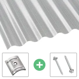 Gutta Sinus 76/18 Acryl 200 x 104,5 cm 3 mm klar
