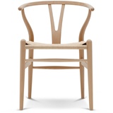 Carl Hansen Stuhl CH24 Wishbone Chair, Buche geölt Geflecht natur