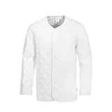 BP 1684-665-21-3XLn Unisex-Steppjacke, 1/1 Ärmel mit Innenbündchen und gestepptem Stoff, 500,00 g/m2 Stoffmischung, weiß, 3XLn