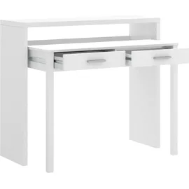 Dmora Eckschreibtisch Losetta Weiß