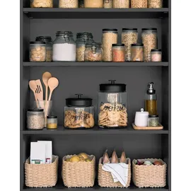 Zeller Vorratsglas RIFFLE 120 ml 5 St.