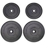 HC Sports Hantelscheiben, 2x 5 kg + 2x 2,5 kg - 4er-Set