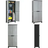 Kunststoffschrank 68x39x171,5 Cm - Aufbewahrungsbox - Garderobe - Werkzeugschrank - Plastikregal - Kleiderablage - Home & Living