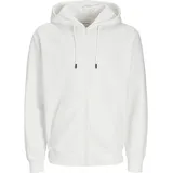 JACK & JONES Bradley Reißverschlusspullover Cloud Dancer L