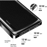 Logilink PA0316 Powerbank, 10000 mAh 2x USB-A, schwarz