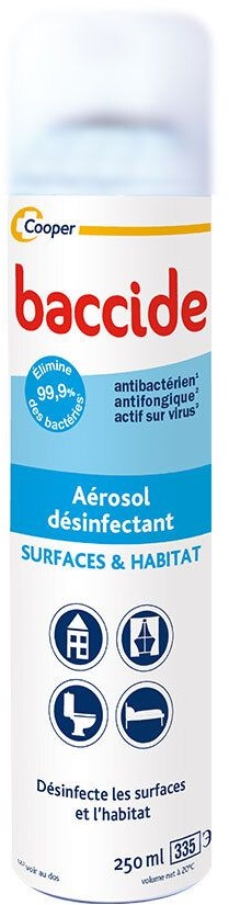 BACCIDE Aérosol Désinfectant 250 ml spray