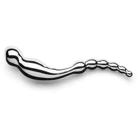 Le Wand Steel Swerve 21,5 cm, silber