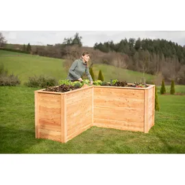 Westmann Hochbeet Klassik L 170,5 x 170,5 x 84 cm Natur