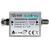 Axing TZU 9-01 Kabelentzerrer 5-1218 MHz CATV Kabelfernsehen DVB-C DVB-T einstellbar