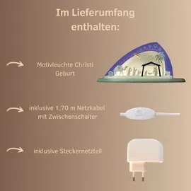 Weigla - Schwibbogen aus Holz & Acryl