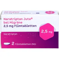 JUTA Pharma GmbH Naratriptan Juta bei Migräne 2.5mg Filmtabletten