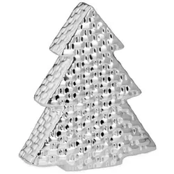 Tannenbaum stehend gross Weboptik silberglänzend