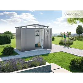 Biohort Panorama P2 2,57 x 1,77 m quarzgrau-metallic Doppeltür