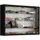 VCM Hängevitrine Mandosa M 60 x 10 x 40 cm Schwarz