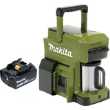 Makita DCM 501 TO Akku Kaffeemaschine 12 V max. / 18 V Olive + 1x Akku 5,0 Ah - ohne Ladegerät