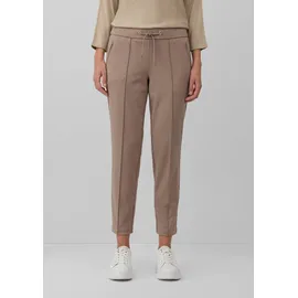s.Oliver Jogpants aus elastischem Interlockjersey Braun 46