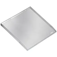BBQ-Toro Grillplatte 40 x 41,5 cm Edelstahl Silber/Weiß