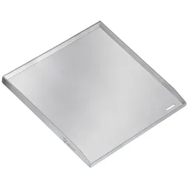 BBQ-Toro Grillplatte 40 x 41,5 cm Edelstahl Silber/Weiß