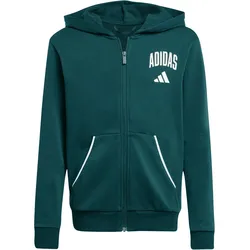 adidas Sportswear Seasonals Essentials Collegiate Typography Sweatjacke Kinder JW2389 - aurora ivy/white 152