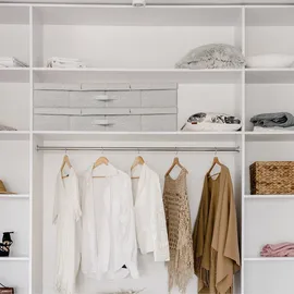 Relaxdays Unterbettkommode 20 x 80 x 40 cm 2-tlg. grau