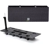 Botle Pflanzkübel rechteckig 51,5 x 17 x 17 cm Anthrazit