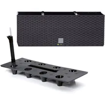 Botle Pflanzkübel rechteckig 51,5 x 17 x 17 cm Anthrazit