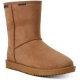 Regatta Risley Damen Schlupfstiefel, wasserdicht, Kunstfellfutter, Schwarz, Burnt Tan, 39 EU - 39 EU