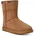 Risley Schlupfstiefel wasserdicht Kunstfellfutter Schwarz Burnt Tan 39 EU 39 EU