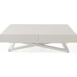 WFL GROUP Cavetta Beige Holz 120 x 80 x 76 cm