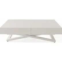 WFL GROUP Cavetta Beige Holz 120 x 80 x 76 cm