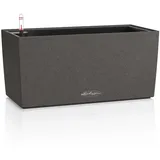 LECHUZA Balconera Stone 40 cm x 19 cm Graphit-Schwarz