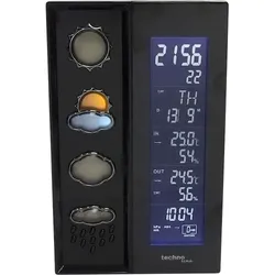 Technoline WS 6650 - Moderne Wetterstation mit farbig leuchtenden Wettersymbolen