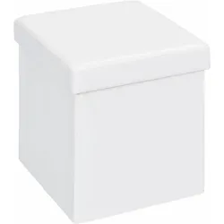 Faltbox HOME AFFAIRE "SETTI", weiß, Kunststoff, MDF, Aufbewahrungsboxen