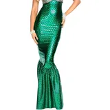 Forplay Meerjungfrau Rock grün - Nixe Faschingskostüm (L, XL)