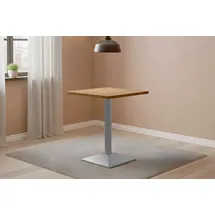 ab:stil.art.moebel Bistrotisch 50 x 50 x 50 cm naturfarben/silber
