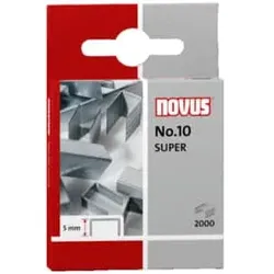NOVUS Heftklammern Nr.10 2000ST 040-0179 Eisendraht