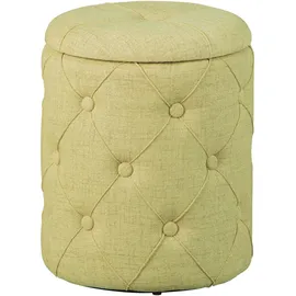 Interlink Hocker mit Stauraum 34 x 40 x 34 cm Gelb
