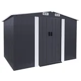 METALL-GARTENHAUS boston Grau