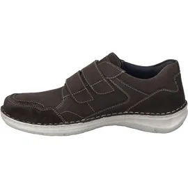 Josef Seibel New Anvers 85,Weite K (Extra weit),Wechselfußbett,Freizeitschuhe,Klettverschluss,Moro,47 EU | Halbschuh für Herren | Braun - Braun - 47