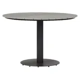 VCM ebuy24 Gartentisch Ø110 cm Grau
