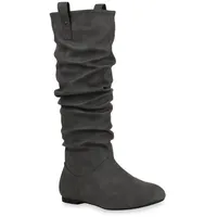 VAN HILL Damen Schlupfstiefel in Grau