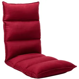 vidaXL Bodenstuhl Faltbar Polyester 325243 0 x 0 x 0 cm Weinrot