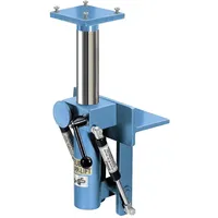 BROCKHAUS HEUER Parallelschraubstock Metall 120 mm blau