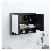 vidaXL 80 cm schwarz