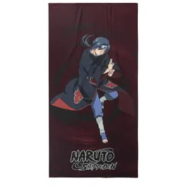 Cerdá Naruto Handtuch 70 x 140 cm granatrot und schwarz