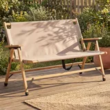 MCW Bambus Campingbank 117 x 0 x 0 cm Weiß