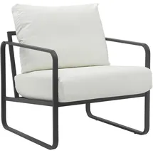 CLP Lounger Manea weiß/Kunstleder