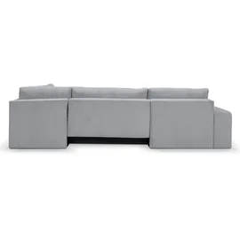 werk2 Wohnlandschaft »Rotterdam-U U-Form«, Design Wohnlandschaft in Cord mit Schlaffunktion & Bettkasten